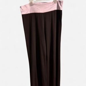 Black and White Wide-Leg Pants